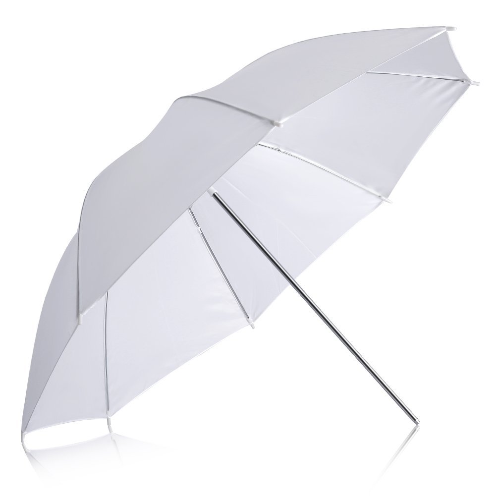 Photography Lighting With Umbrella - Tragbarer 20-Zoll weißer, weicher und leichter,