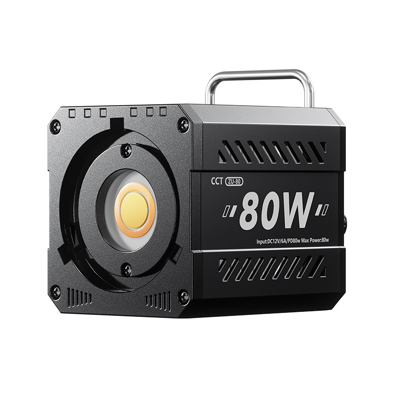 Photography Lighting Handheld - ZU80 Hochleistungs-COB-Fill-Light Fotografie-Leuchte Handgehaltene Filmleuchte 2500-6500K