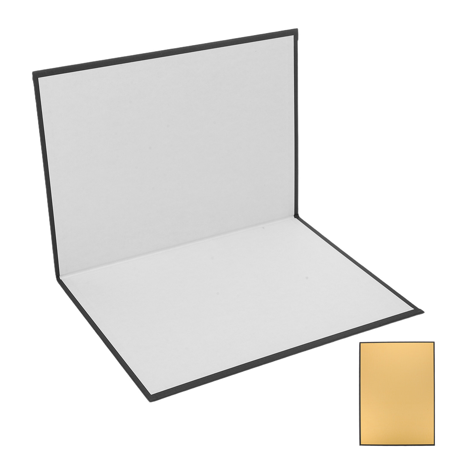 Photography Lighting For Food - Faltbarer A4 Fotografie-Reflektor aus Silberkarton, Lichtdiffusor-Board,