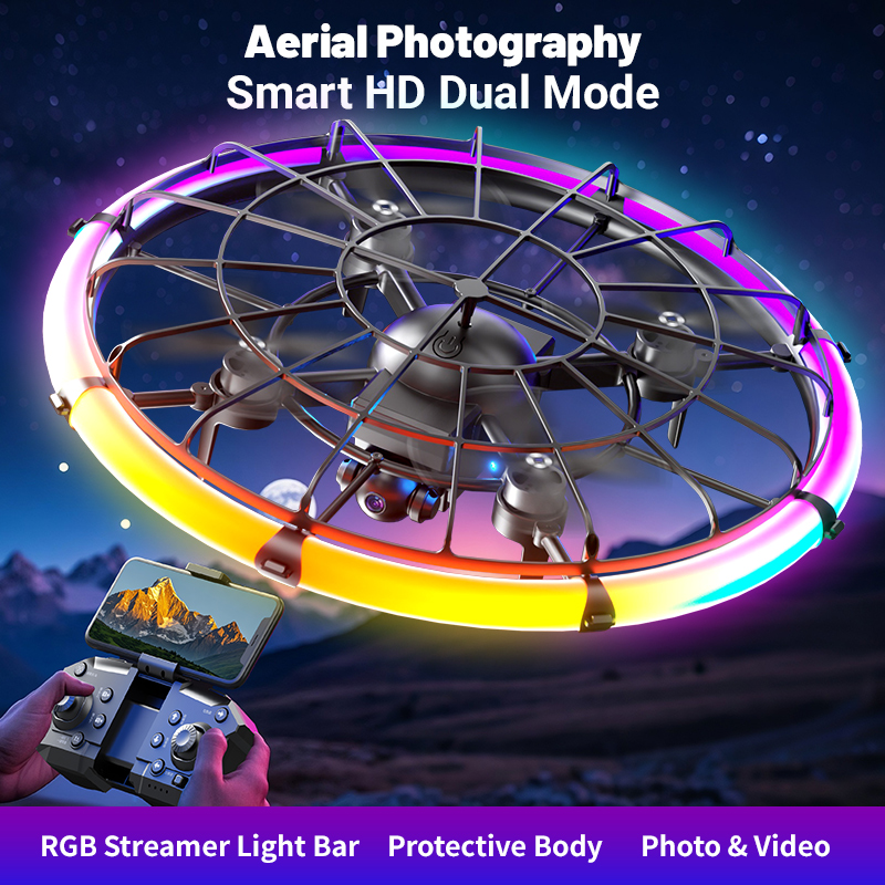 Photography Lighting Beginners - JJRC H145 UFO RC-Drohne mit Dual-HD-Kamera,