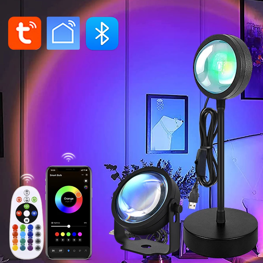 Photography Lighting Mood - Tuya Smart Sunset Projektor Lampe RGB