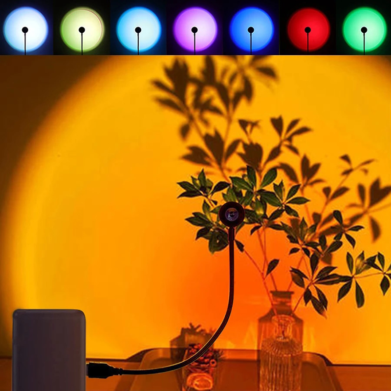 Photography Lighting Mood - LED USB Sunset Lampe Projektor Wohnkultur