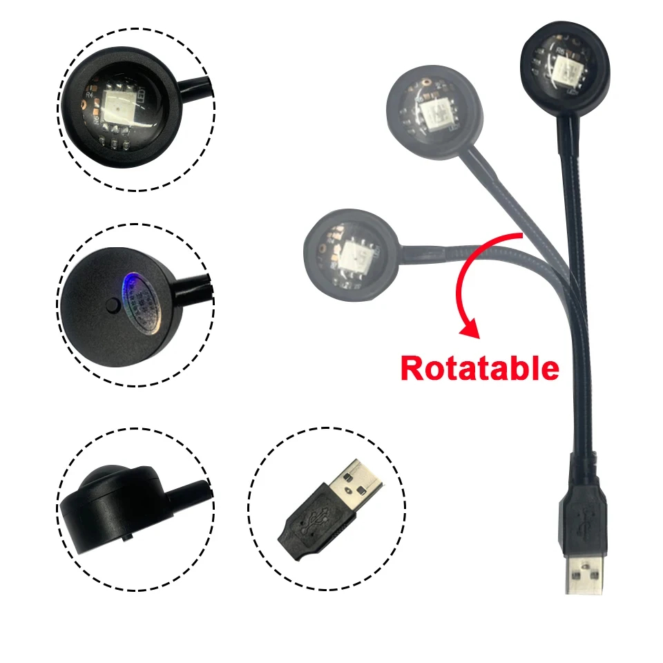 Photography Lighting Mood - LED Sonnenuntergang Lampe Nachthimmel USB Projektor