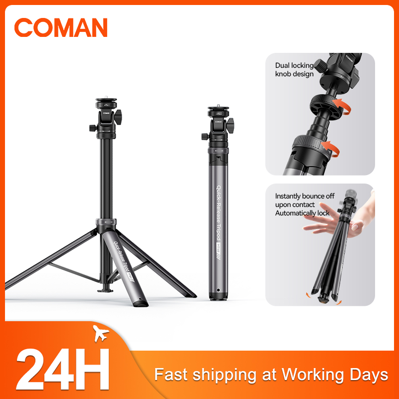 Photography Lighting Softbox - COMAN MT68 One Click Pop-up-Schnellverschluss-Lichtständer für
