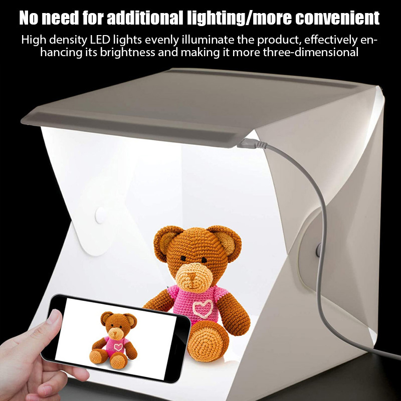 Photography Lighting And Backdrop Kits - Lightbox Licht Box Mini Foto Studio