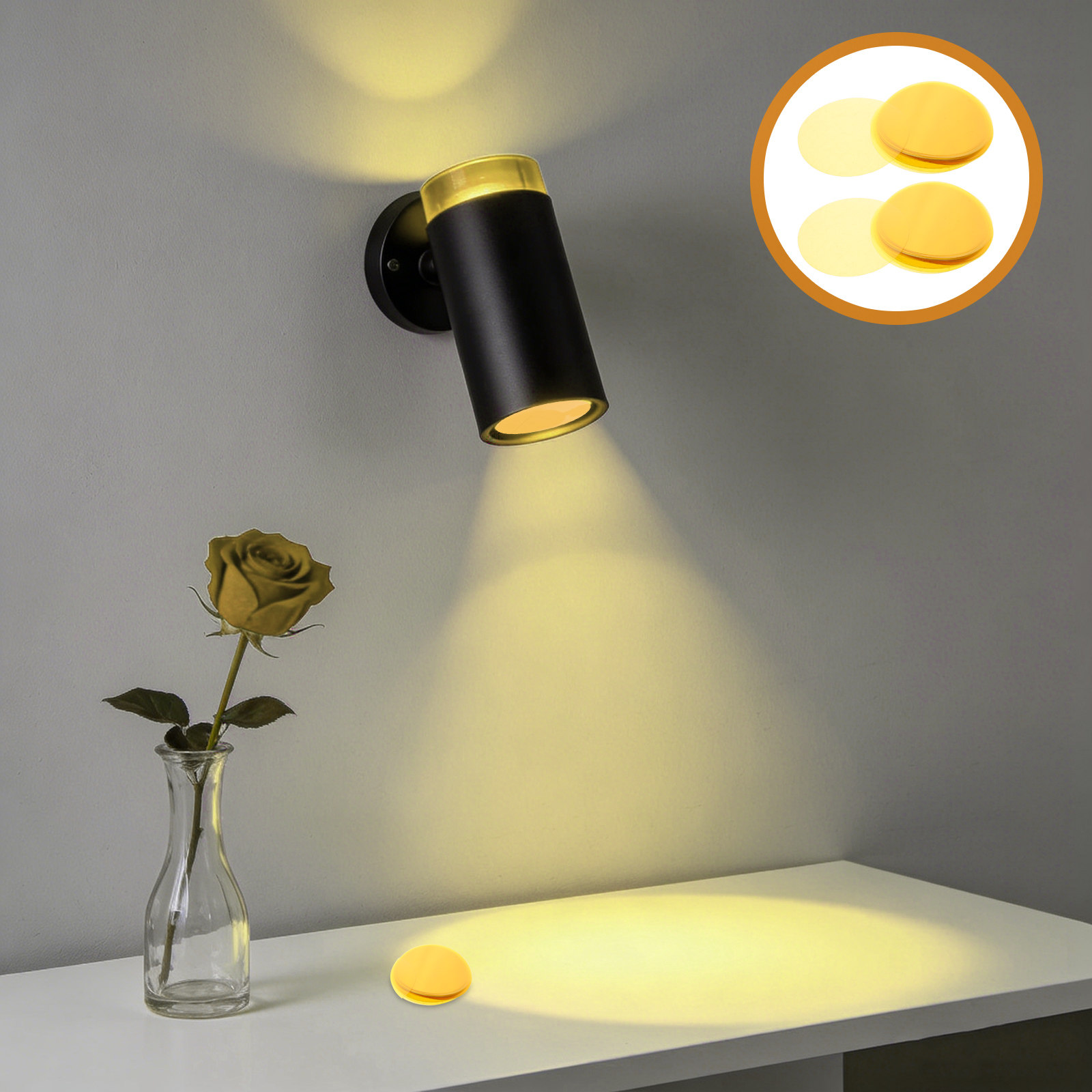 Photography Lighting Mood - 50 Stück Farbfilterfolien für Fotostudios, Farbige