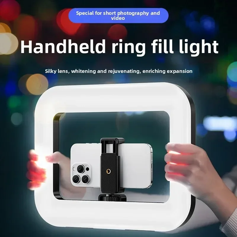 Photography Lighting Handheld - Tragbare Handheld-Ring-LED-Leuchte Neue Kaninchenkäfig-Beleuchtung Fotografie-Lampe für