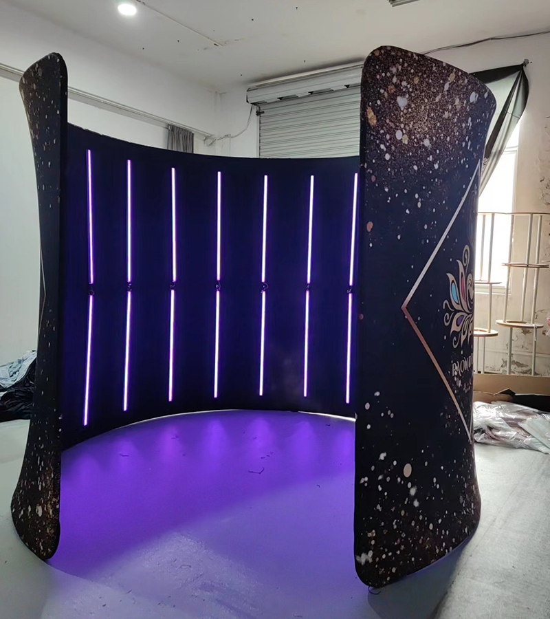 Photography Lighting And Backdrop Kits - 360-Grad-Fotobox-Gehäuse mit kostenlosem individuellem Logo-Hintergrund und
