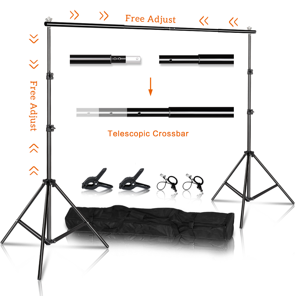 Photography Lighting And Backdrop Kits - Fotostudio-Hintergrund Fotografie-Hintergrundsystem Chromakey Green Screen Stützsystem