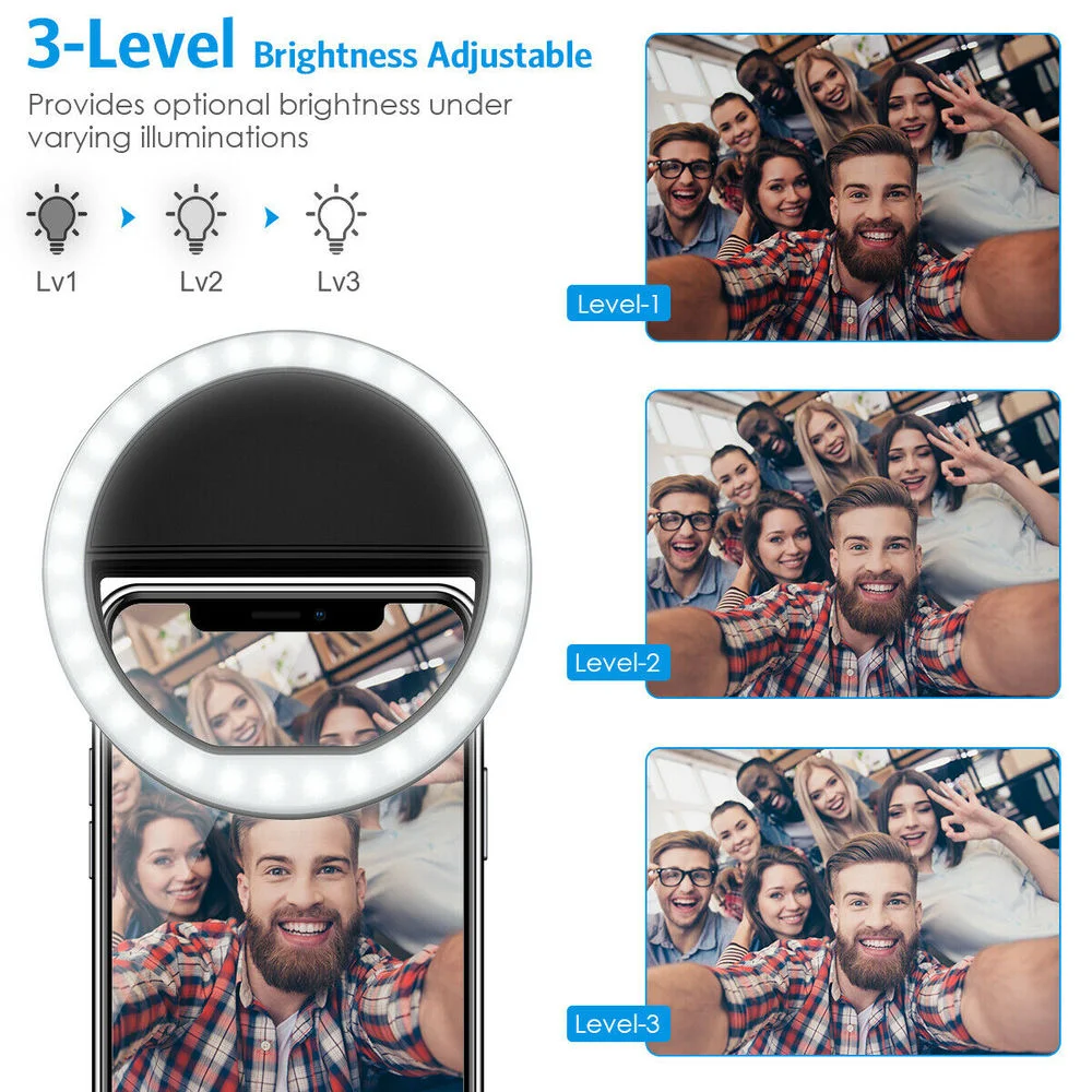 Wiederaufladbares Clip-On-Self – Photography Lighting Handheld Bewertung und Preis