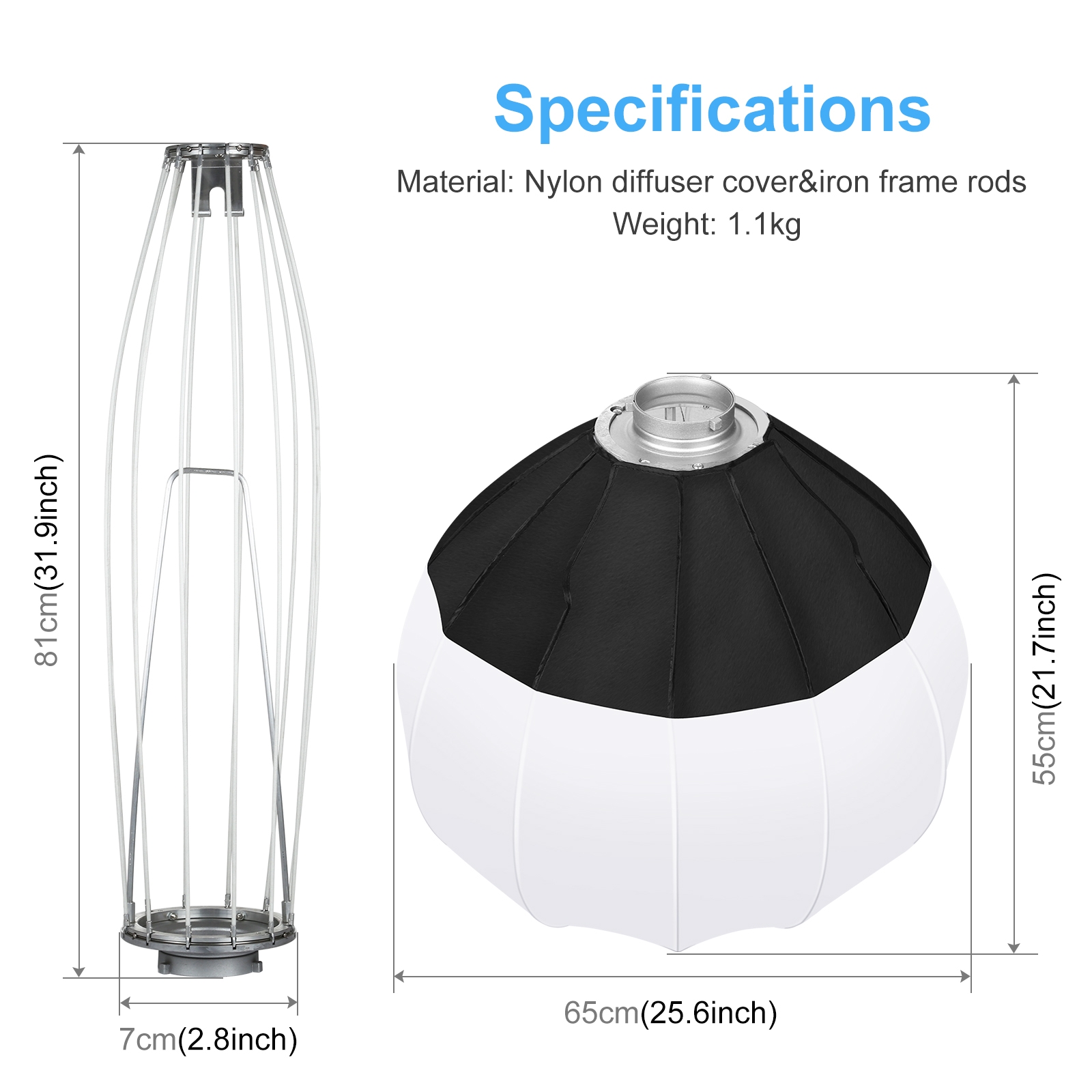 Puluz 65cm faltbare Laterne So – Photography Lighting Softbox Bewertung und Preis