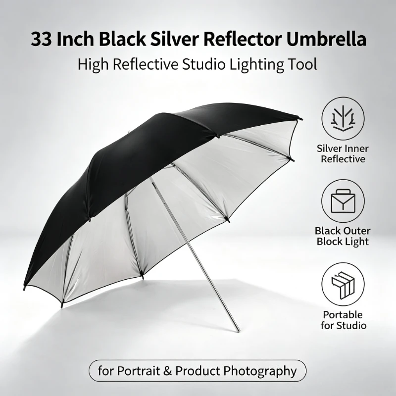 2026 Schwarzer Langlebiger 33- – Photography Lighting With Umbrella Bewertung und Preis