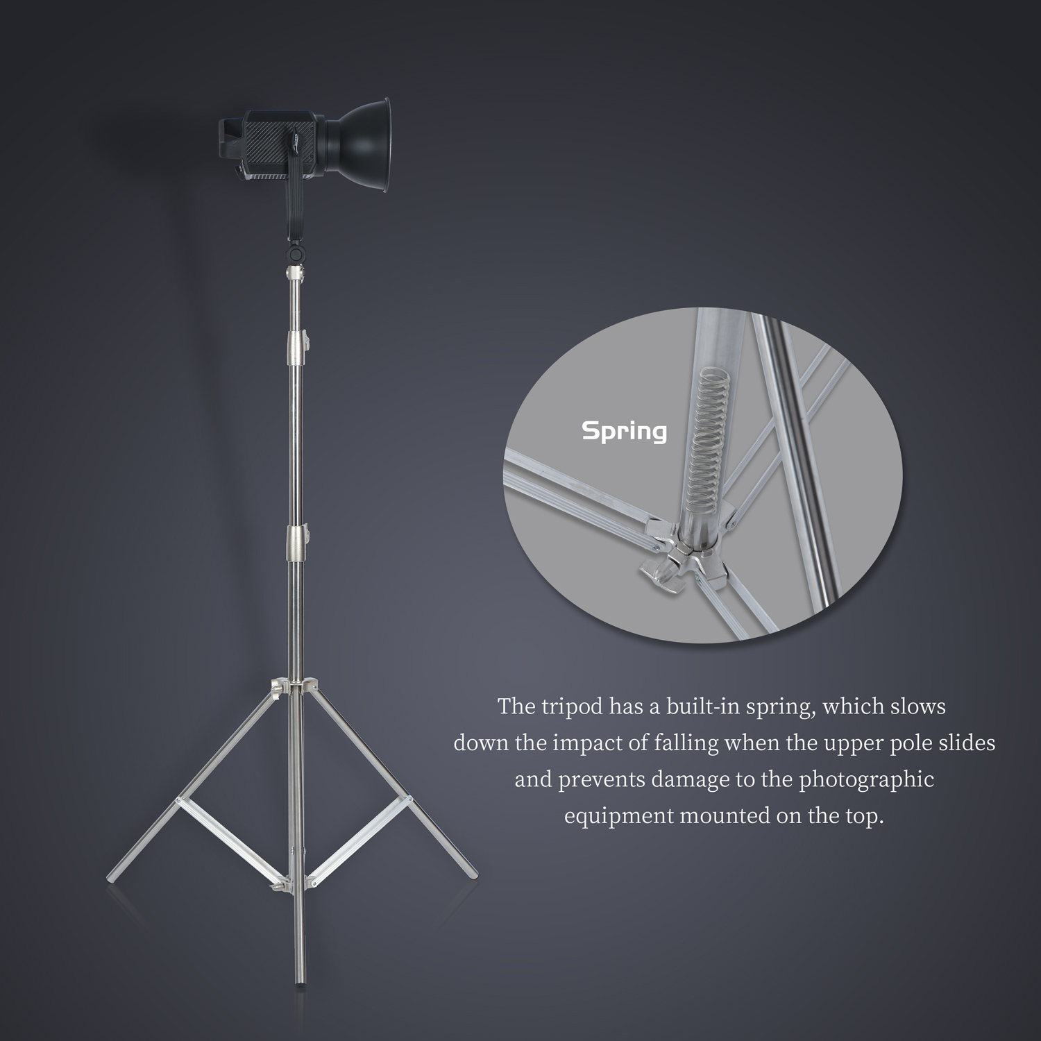 SH 2,8 M Edelstahl Licht Stehe – Photography Lighting Softbox Bewertung und Preis