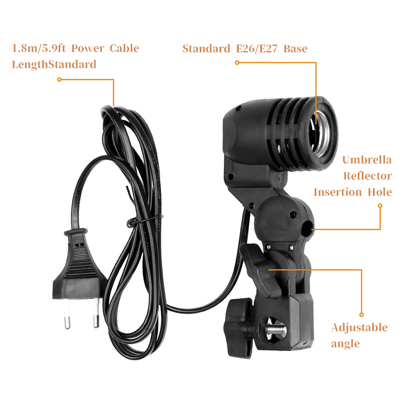 1,8 m Kabel, Glühbirnenständer – Photography Lighting With Umbrella Bewertung und Preis