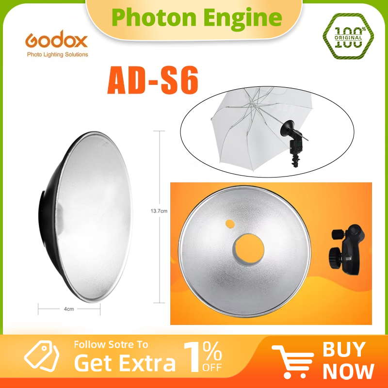 Godox AD-S6 Tragbarer Regensch – Beauty Dish 55Cm Bewertung und Preis