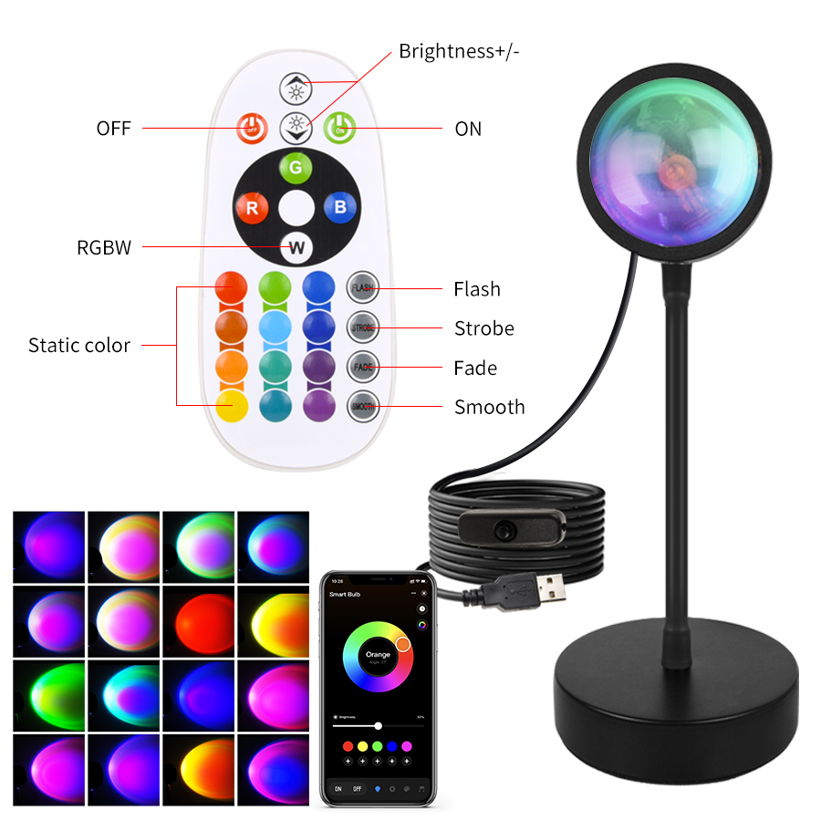Tuya Smart Sunset Lampe USB Pr – Photography Lighting Mood Bewertung und Preis