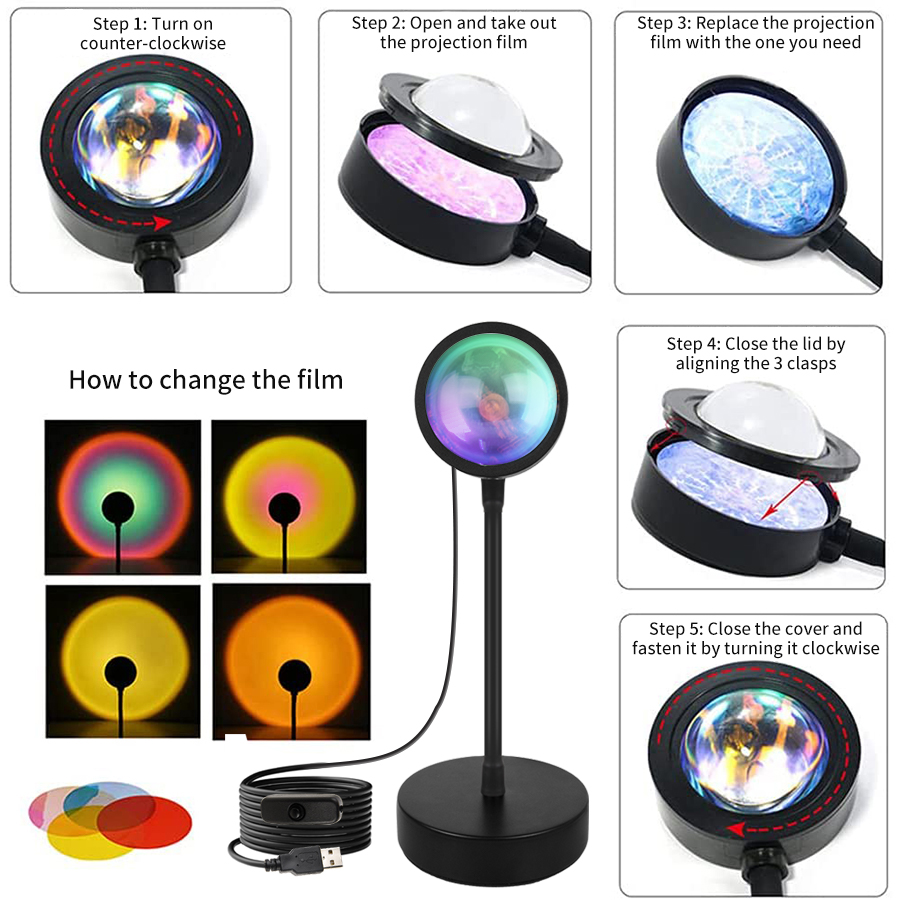 Tuya Smart Sunset Lampe USB Pr – Photography Lighting Mood Bewertung und Preis