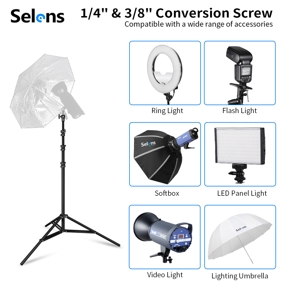 Selens 2,2~3,95m Luftkissen-Li – Photography Lighting Softbox Bewertung und Preis