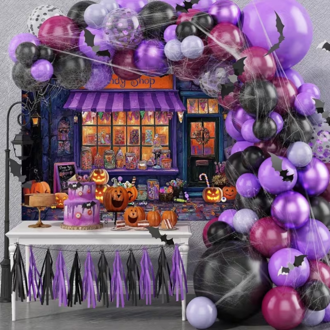 Lila Halloween-Shop Themenpart – Photography Lighting For Food Bewertung und Preis