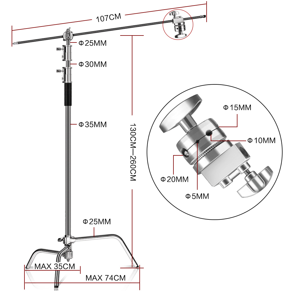 C-Ständer Fotografie-Ständer a – Photography Lighting Softbox Bewertung und Preis