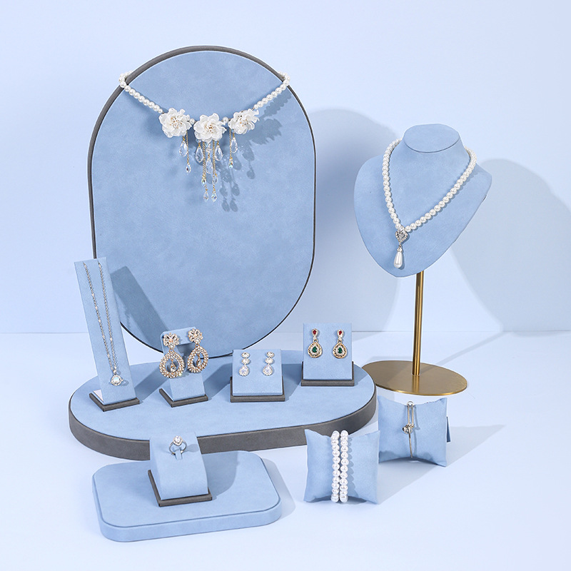 Hellblaues Mikrofaser-Schmuckp – Photography Lighting For Jewelry Bewertung und Preis