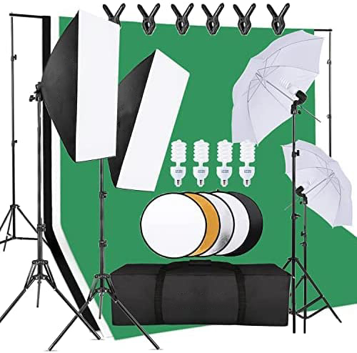 Kostengünstiges Foto-Studio-Au – Photography Lighting And Backdrop Kits Bewertung und Preis
