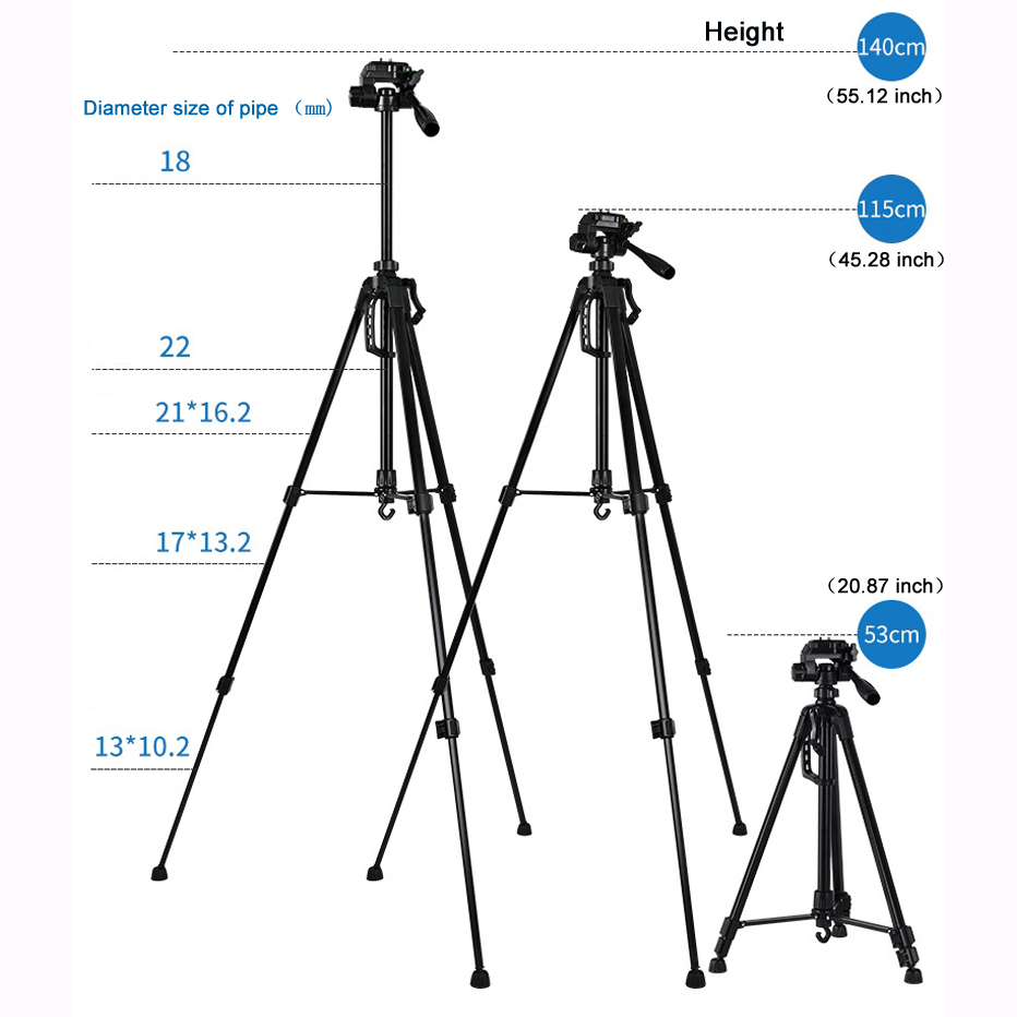 55-Zoll Universal-Stativ für T – Photography Lighting Mount Bewertung und Preis