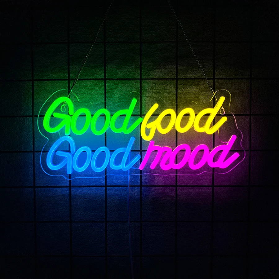 Good Food Good Mood Neonschild – Photography Lighting For Food Bewertung und Preis