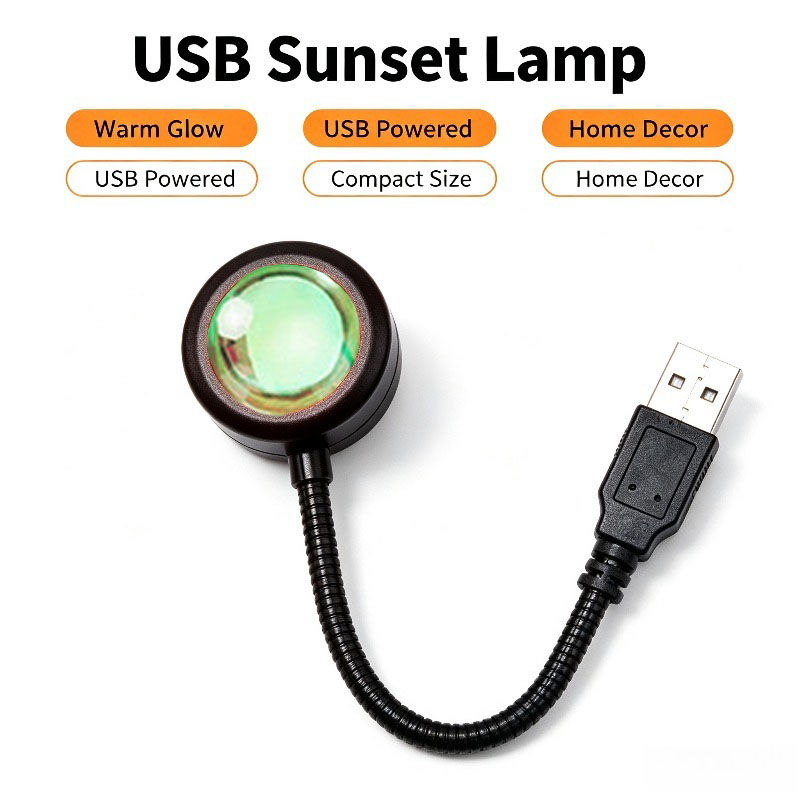 USB-Sonnenuntergangslampe, Äst – Photography Lighting Mood Bewertung und Preis