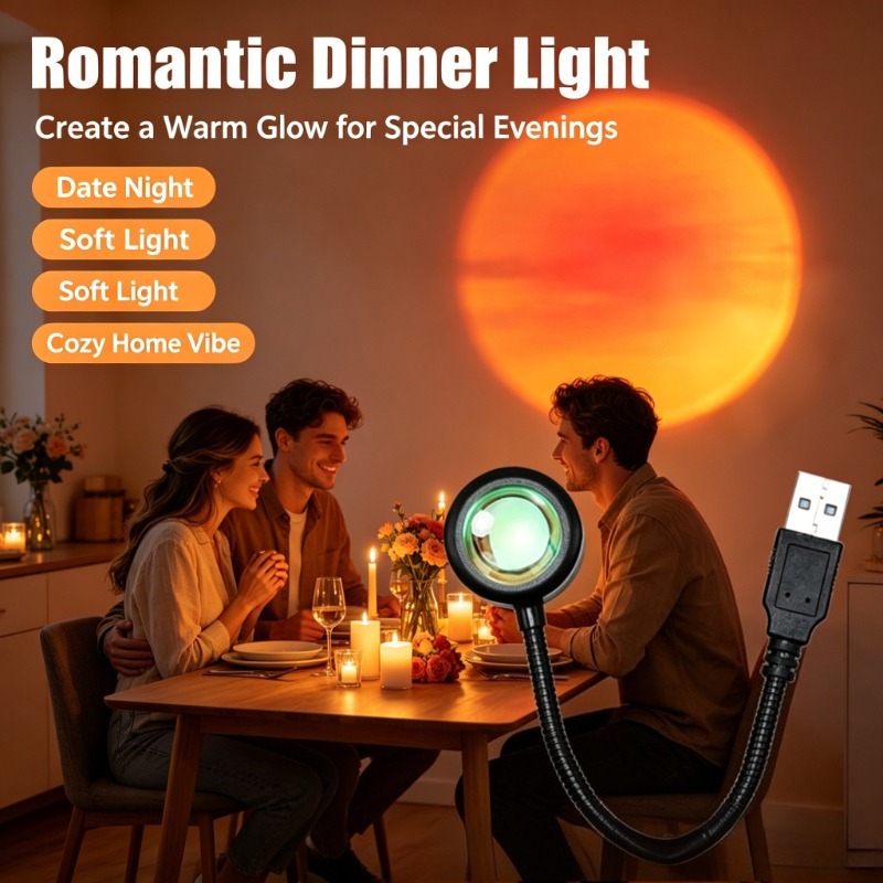 USB-Sonnenuntergangslampe, Äst – Photography Lighting Mood Bewertung und Preis