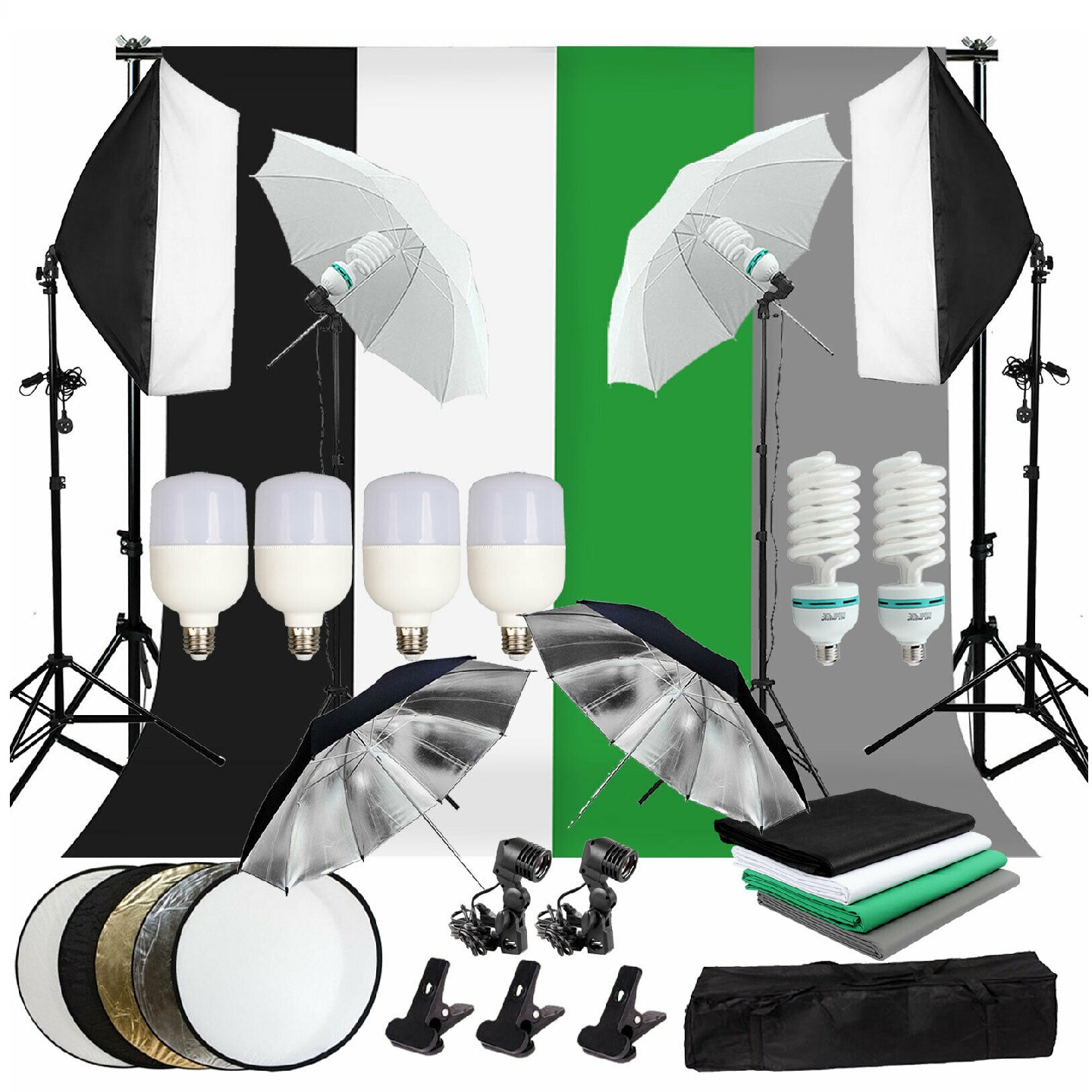 Gold Seller Komplettset Fotogr – Photography Lighting And Backdrop Kits Bewertung und Preis