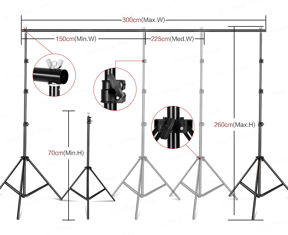 Fotografie-Fotostudio-Softbox- – Photography Lighting And Backdrop Kits Bewertung und Preis