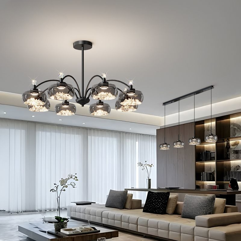 Moderne Glas-LED-Kronleuchter  – Photography Lighting For Food Bewertung und Preis