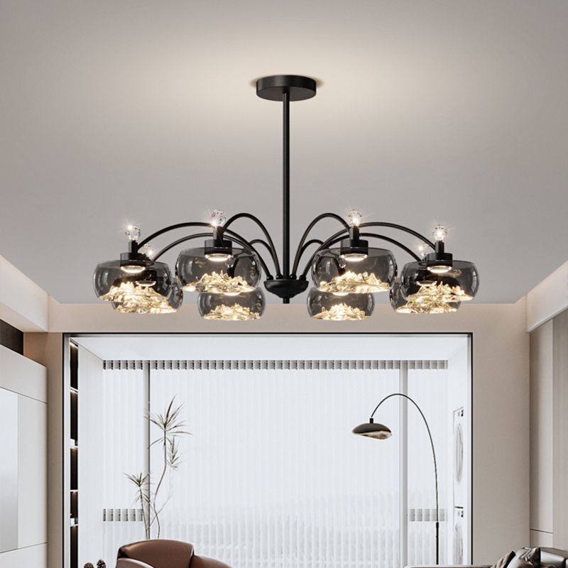 Moderne Glas-LED-Kronleuchter  – Photography Lighting For Food Bewertung und Preis