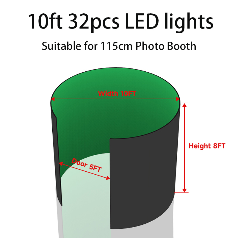 360-Grad-Fotobox-Gehäuse mit k – Photography Lighting And Backdrop Kits Bewertung und Preis